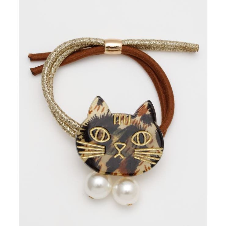 ブラウン | 【チャイハネ】キャットパヘアゴム | アミナコレクション 