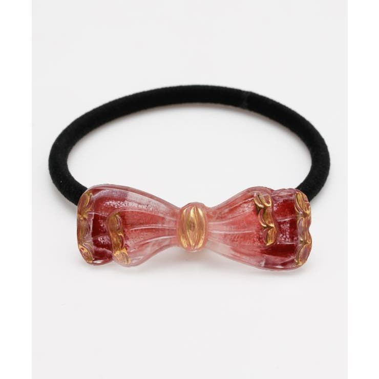 レッド | 【欧州航路】【Fromチェコ】チェコボタンストゥヘアゴム | アミナコレクション 