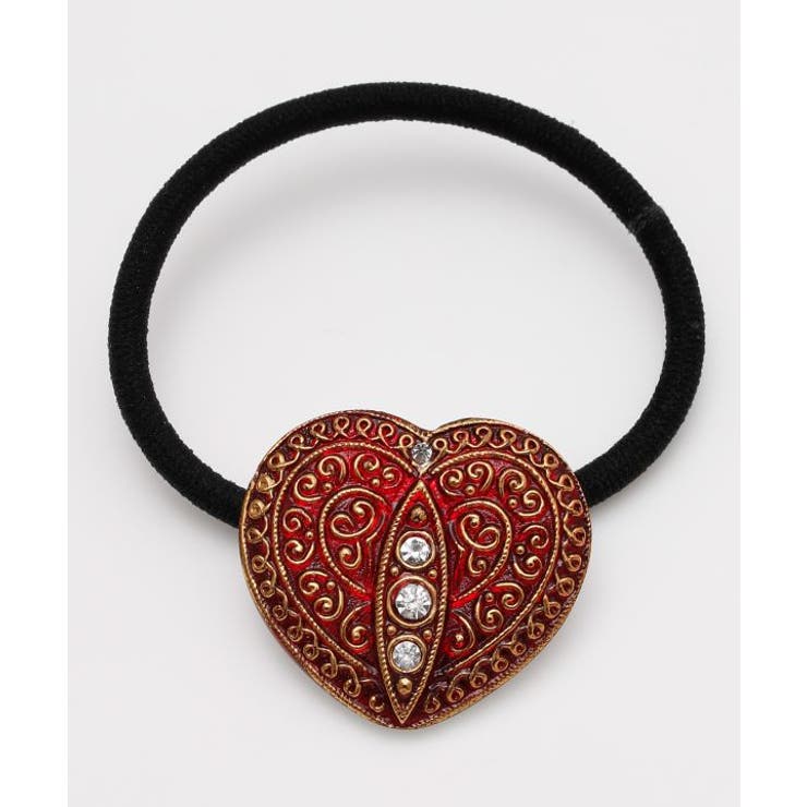 レッド | 【欧州航路】【Fromチェコ】チェコボタンシュリヘアゴム | アミナコレクション 