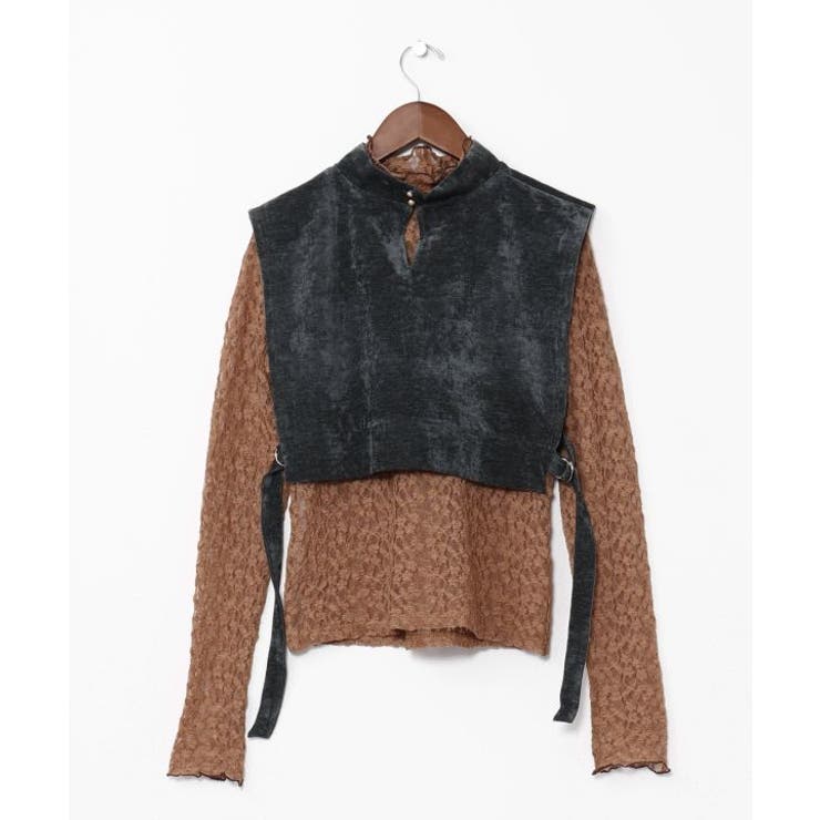 【欧州航路】ノエルセットベスト＆ハイネックトップス | アミナコレクション  | 詳細画像18 
