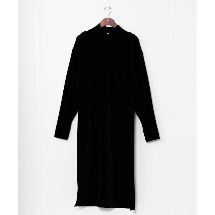 ブラック | 【欧州航路】ノエルセットプルオーバー＆ワンピース | アミナコレクション 