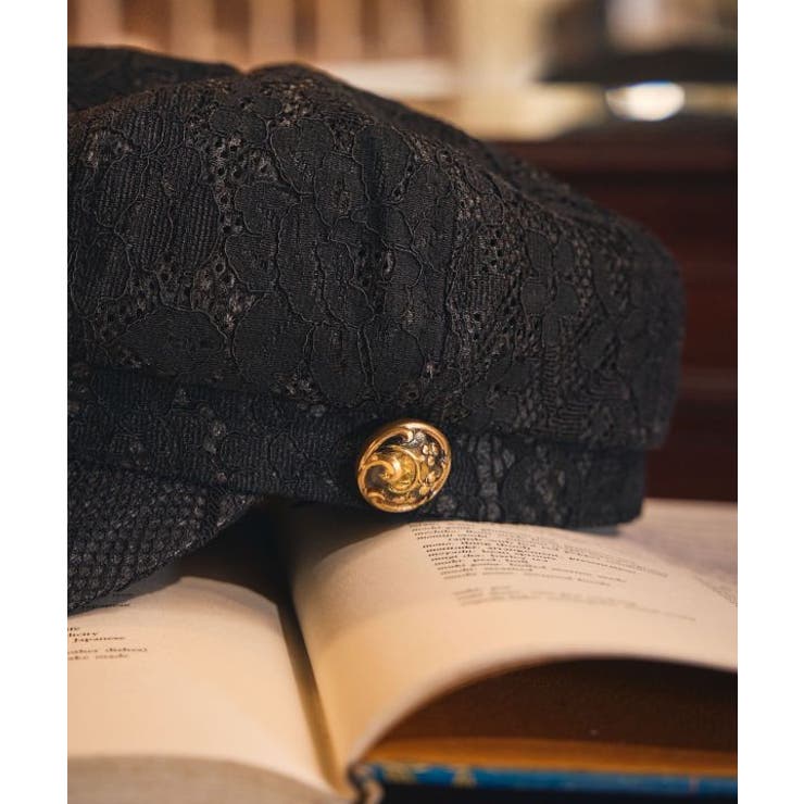 【欧州航路】フラワーレースキャスケット | アミナコレクション  | 詳細画像10 