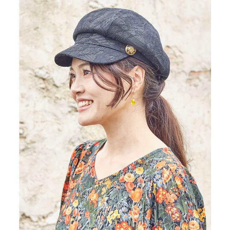 【欧州航路】フラワーレースキャスケット | アミナコレクション  | 詳細画像8 