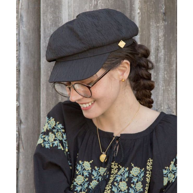 ブラック | 【欧州航路】リプルキャスケット | アミナコレクション 