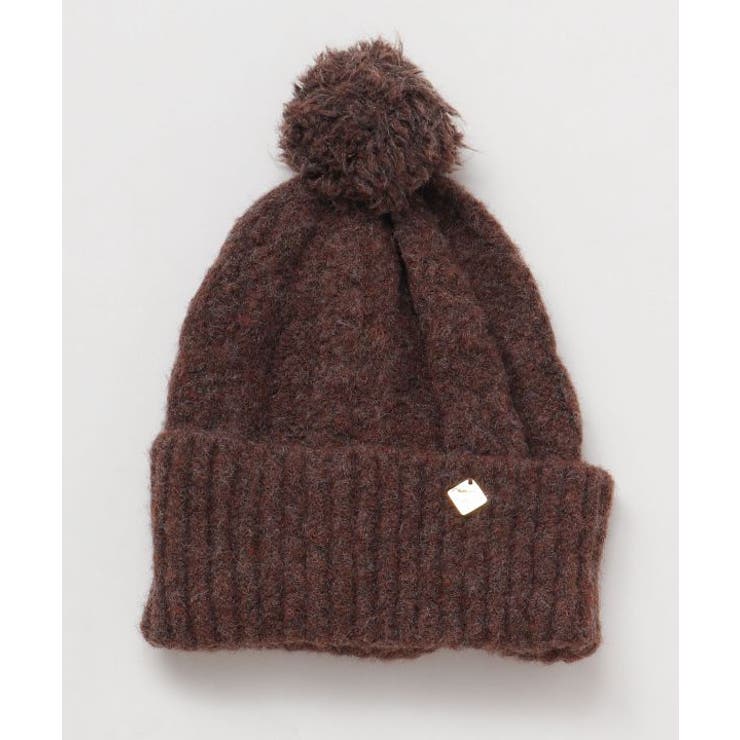 チャコール | 【欧州航路】ベルクケーブルニットキャップ | アミナコレクション 