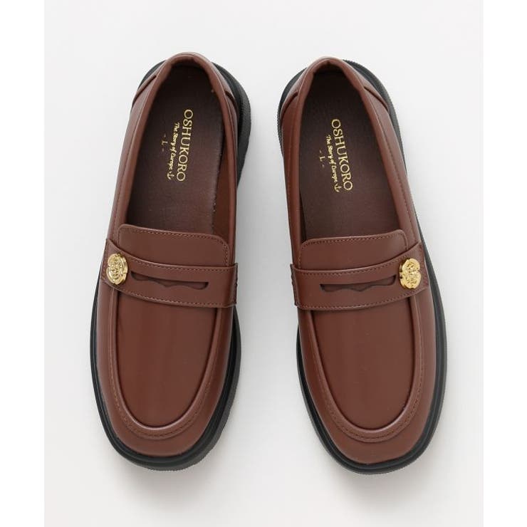 ブラウン | 【欧州航路】ローズローファー | アミナコレクション 