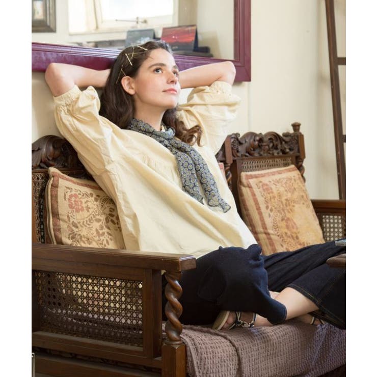 【欧州航路】サラロングスカーフ | アミナコレクション  | 詳細画像1 