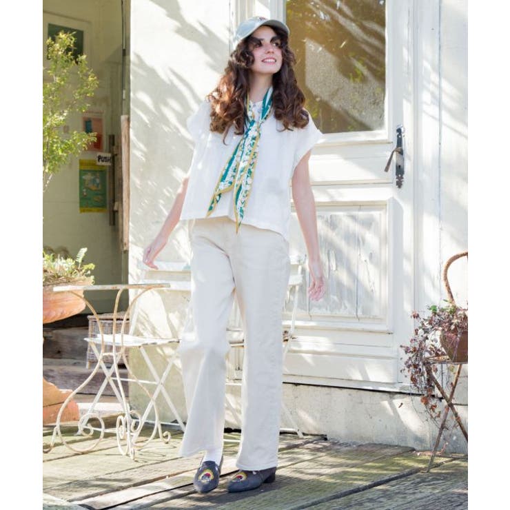 【欧州航路】フワラーロングスカーフ | アミナコレクション  | 詳細画像1 