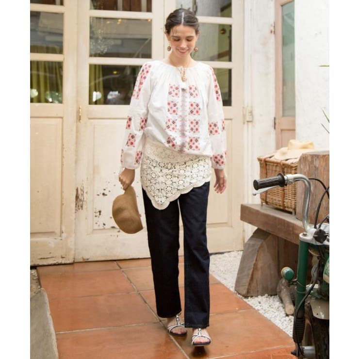 【欧州航路】クロシェダイヤスカーフ | アミナコレクション  | 詳細画像1 