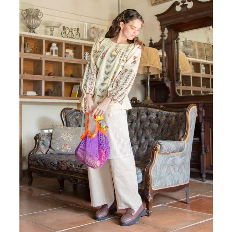 【欧州航路】レース腰巻きサロン | アミナコレクション  | 詳細画像1 