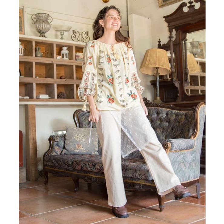 【欧州航路】レース腰巻きサロン | アミナコレクション  | 詳細画像2 