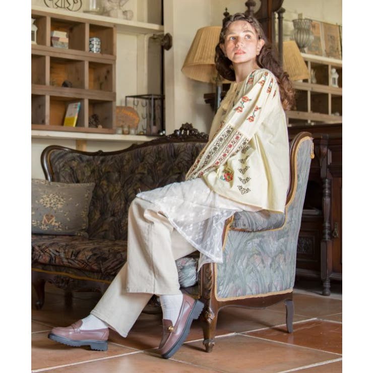 【欧州航路】レース腰巻きサロン | アミナコレクション  | 詳細画像3 