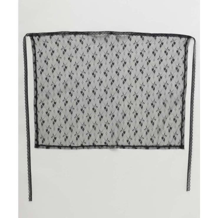 ブラック | 【欧州航路】レース腰巻きサロン | アミナコレクション 