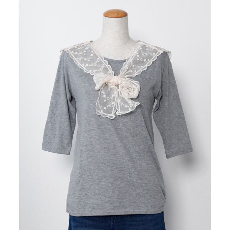 【欧州航路】レースカラースカーフ | アミナコレクション  | 詳細画像1 