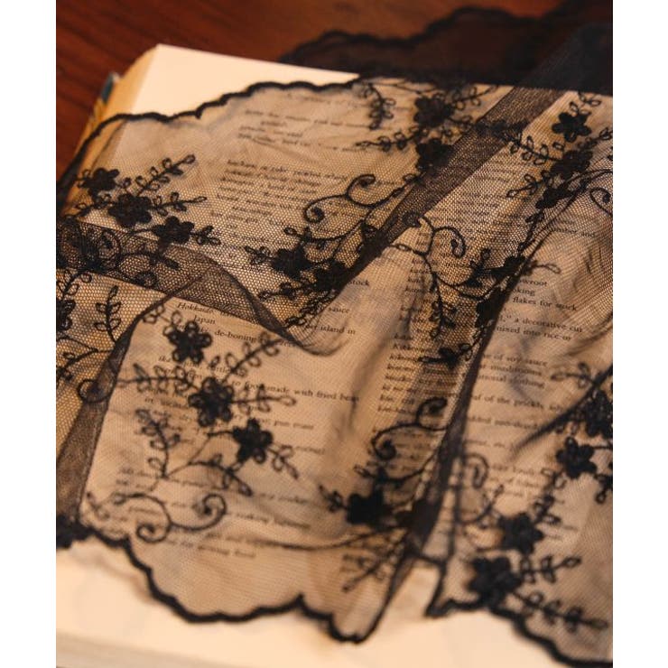 【欧州航路】レースダイヤスカーフ | アミナコレクション  | 詳細画像2 