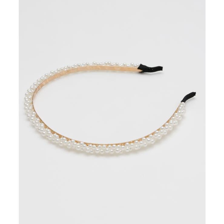 オフホワイト | 【欧州航路】アミパールカチューシャ | アミナコレクション 