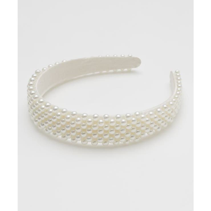 オフホワイト | 【欧州航路】パールカチューシャ | アミナコレクション 