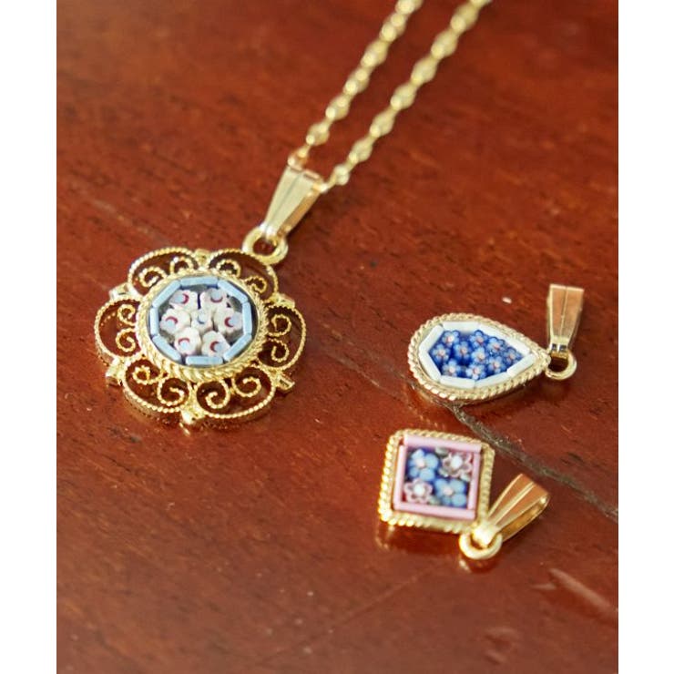 【欧州航路】【ベネチアンガラス】モザイクミニペンダントトップ | アミナコレクション  | 詳細画像2 