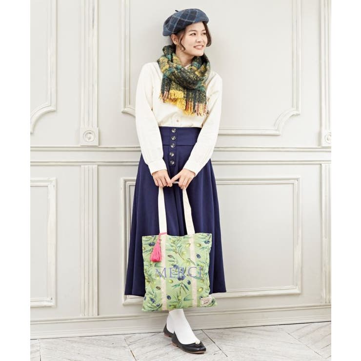 【欧州航路】【Fromフランス】オンブレチェックマフラー | アミナコレクション  | 詳細画像2 