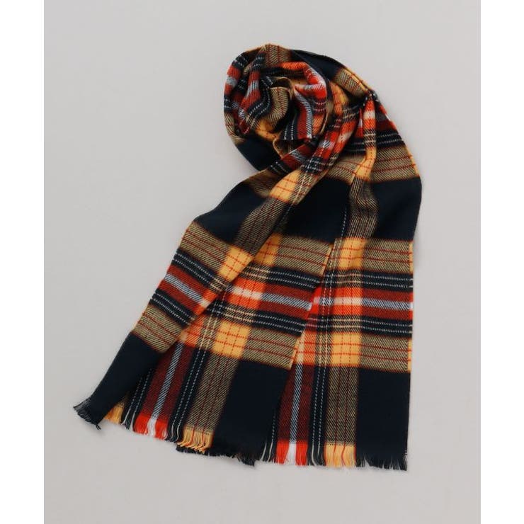 イエロー | 【欧州航路】【Fromフランス】タタンチェックストール | アミナコレクション 