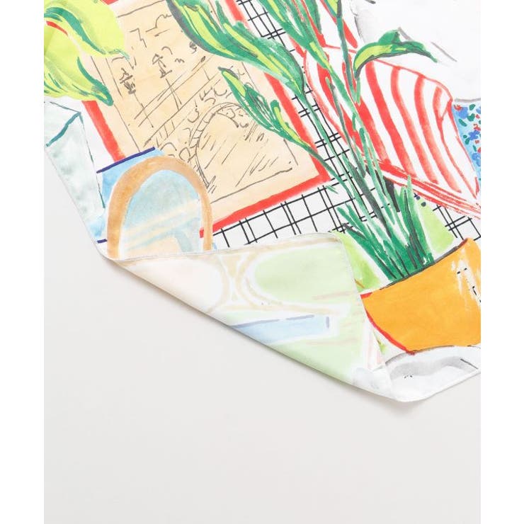 【欧州航路】【Fromフランス】ミュルーズルームスカーフ | アミナコレクション  | 詳細画像3 