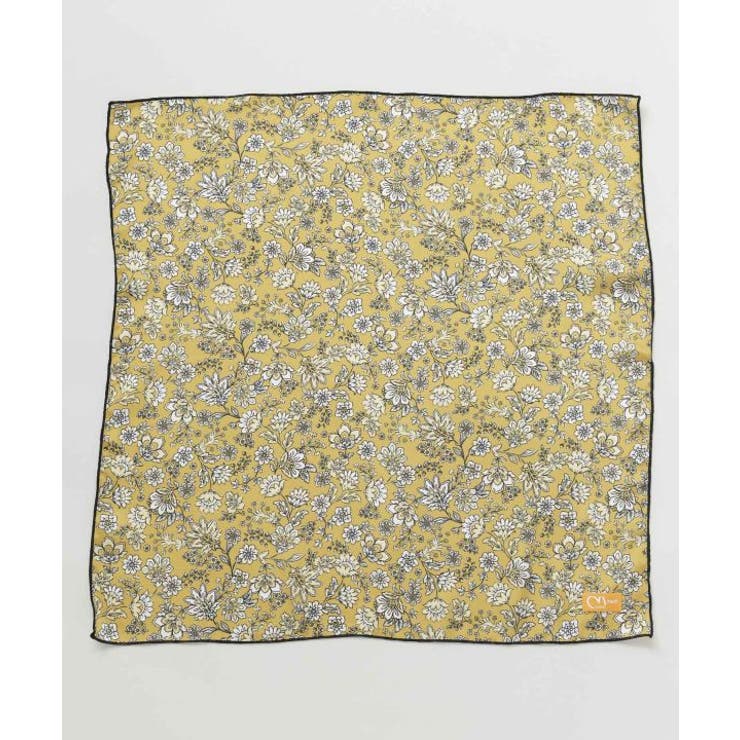 イエロー | 【欧州航路】【Fromフランス】ミュルーズフローラスカーフ | アミナコレクション 