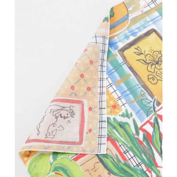 【欧州航路】 	【Fromフランス】ミュルーズルームハンカチ | アミナコレクション  | 詳細画像4 