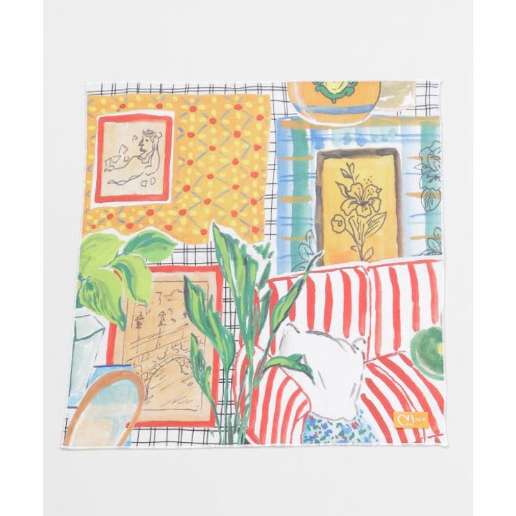 オレンジ系その他 | 【欧州航路】 	【Fromフランス】ミュルーズルームハンカチ | アミナコレクション 