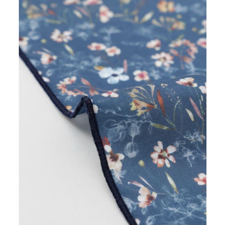 【欧州航路】 	【Fromフランス】ミュルーズフルールハンカチ | アミナコレクション  | 詳細画像2 