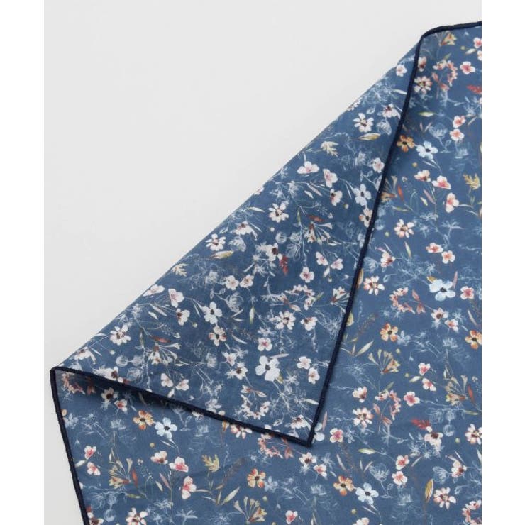 【欧州航路】 	【Fromフランス】ミュルーズフルールハンカチ | アミナコレクション  | 詳細画像3 