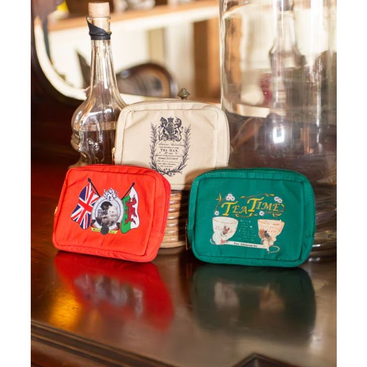 【欧州航路】【オーガニックコットン】アフターヌーンポーチ | アミナコレクション  | 詳細画像1 