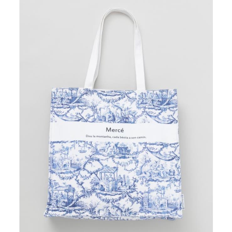 ブルー | 【欧州航路】【オーガニックコットン】トワルトートバッグ | アミナコレクション 