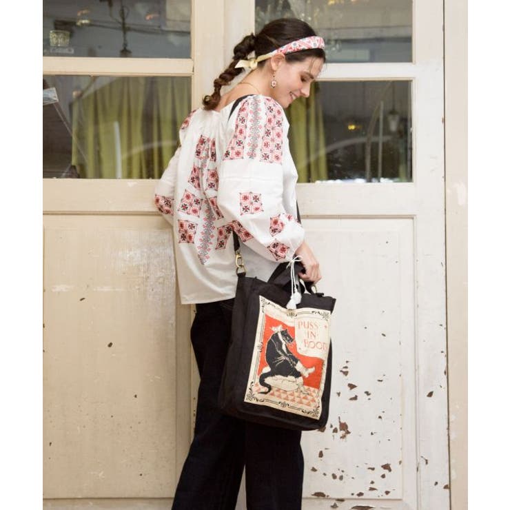 【欧州航路】【オーガニックコットン】フェアリーショルダーバッグ | アミナコレクション  | 詳細画像2 