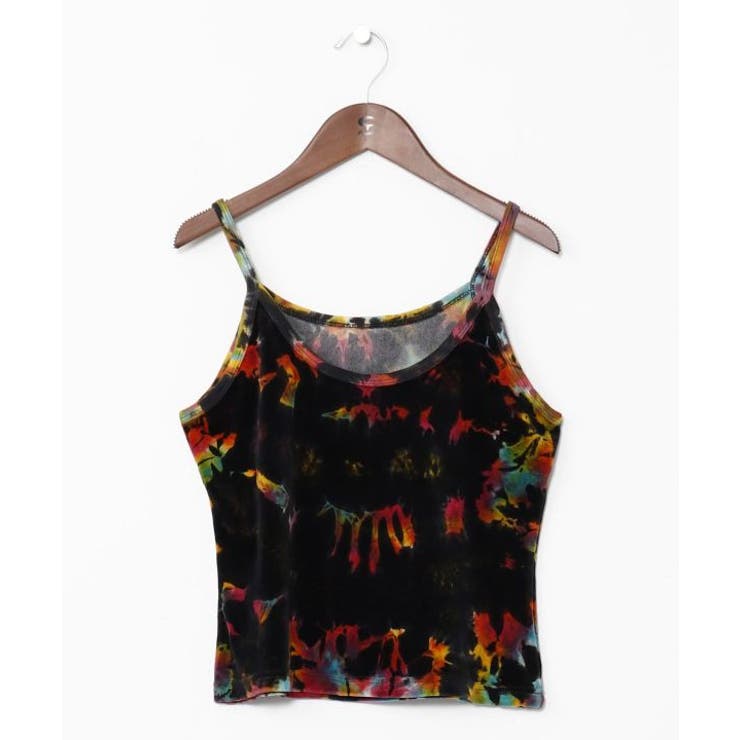 【チャイハネ】ベロアタイダイキャミソール | アミナコレクション  | 詳細画像1 