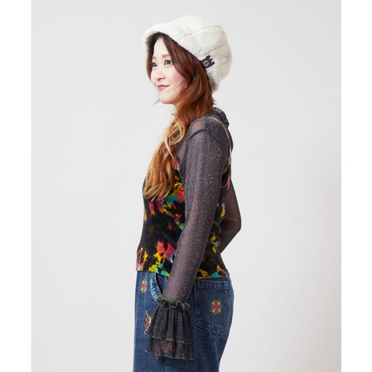 【チャイハネ】ベロアタイダイキャミソール | アミナコレクション  | 詳細画像3 