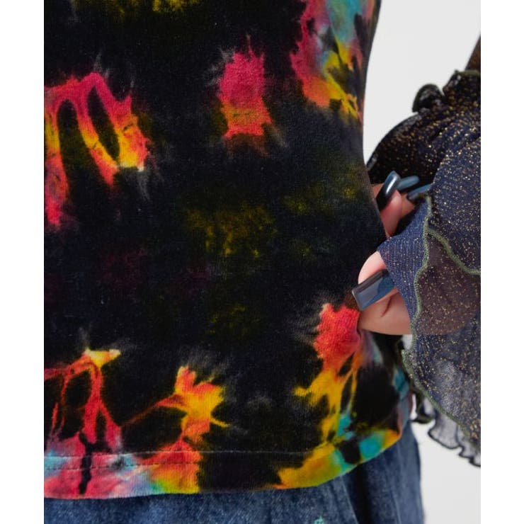 【チャイハネ】ベロアタイダイキャミソール | アミナコレクション  | 詳細画像7 