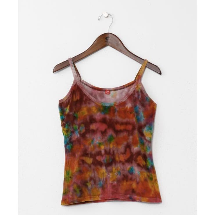 ブラウン | 【チャイハネ】ベロアタイダイキャミソール | アミナコレクション 