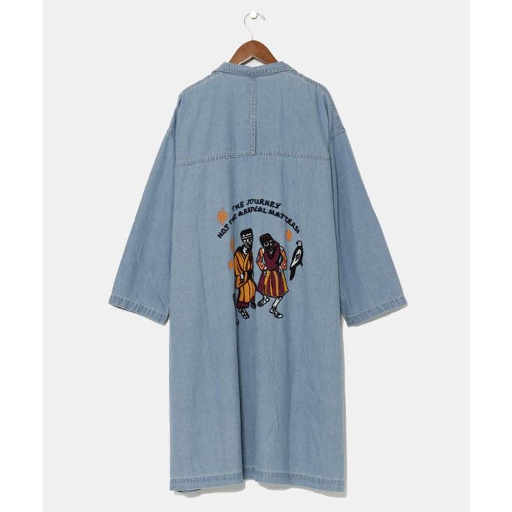 【チャイハネ】カシュデニムシャツワンピース | アミナコレクション  | 詳細画像1 