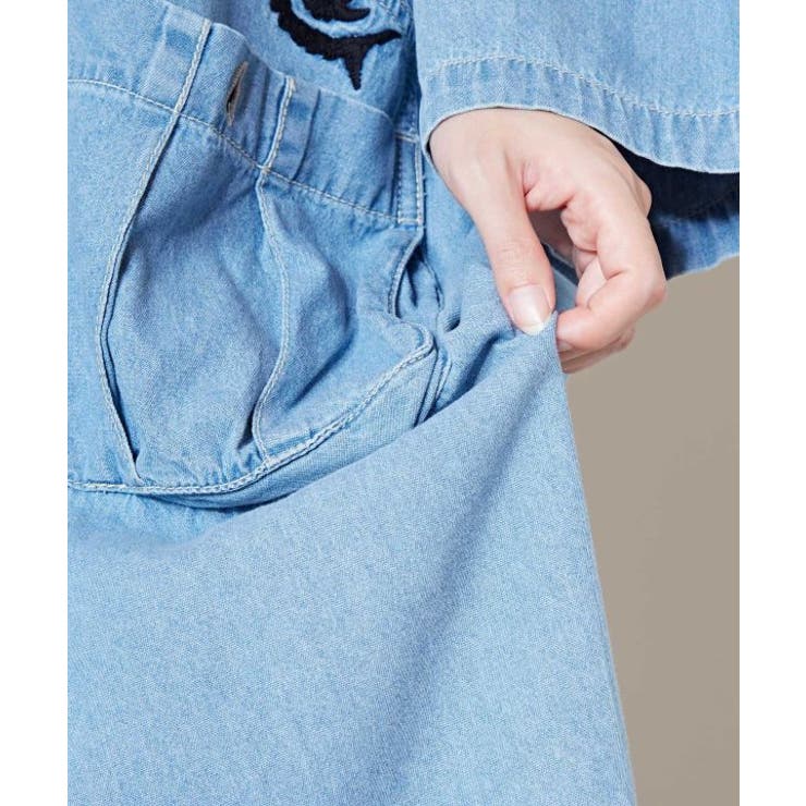 【チャイハネ】カシュデニムシャツワンピース | アミナコレクション  | 詳細画像4 
