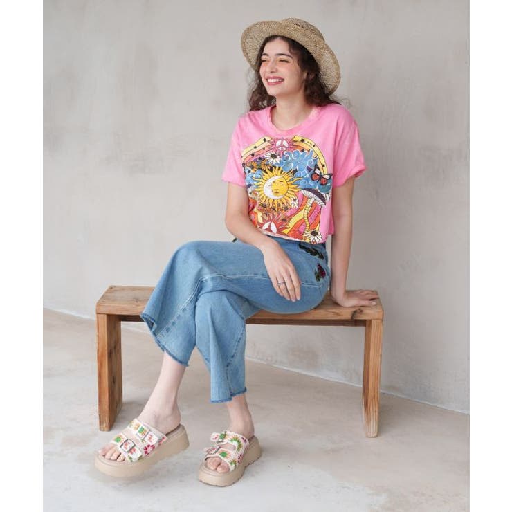 【チャイハネ】レンテナデニムパンツ | アミナコレクション  | 詳細画像1 