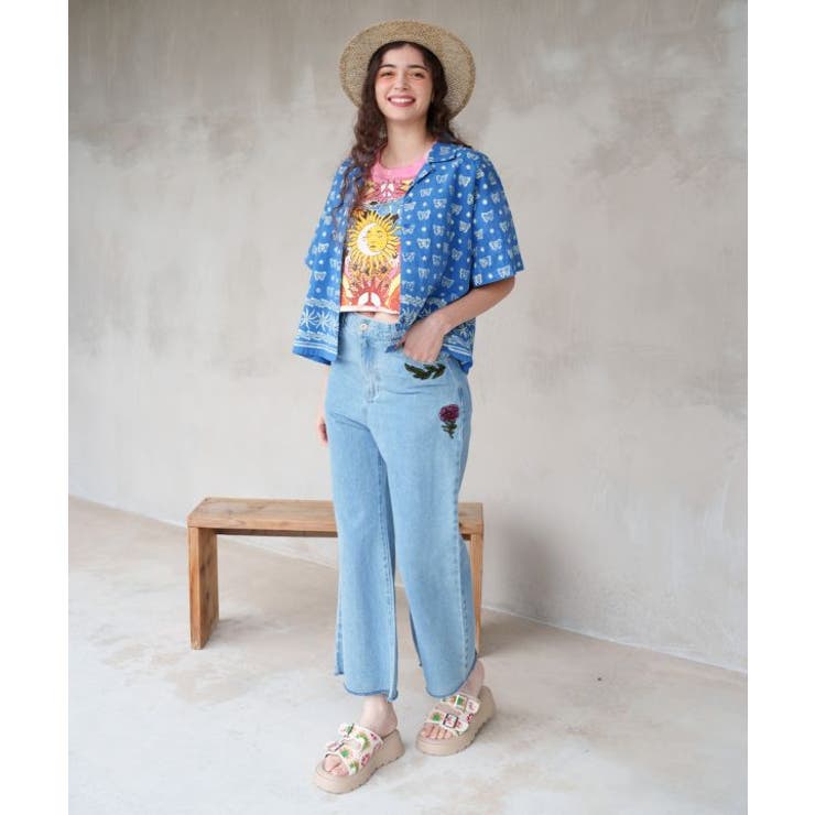 【チャイハネ】レンテナデニムパンツ | アミナコレクション  | 詳細画像2 