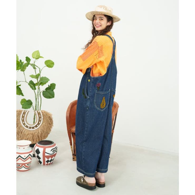 【チャイハネ】レンテナデニムサロペット | アミナコレクション  | 詳細画像2 