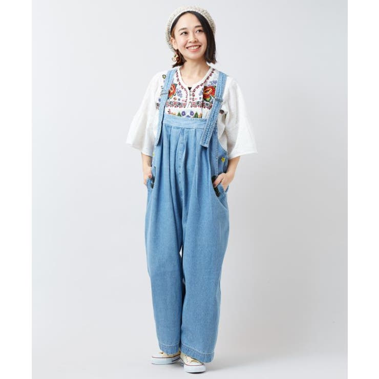 【チャイハネ】レンテナデニムサロペット | アミナコレクション  | 詳細画像4 