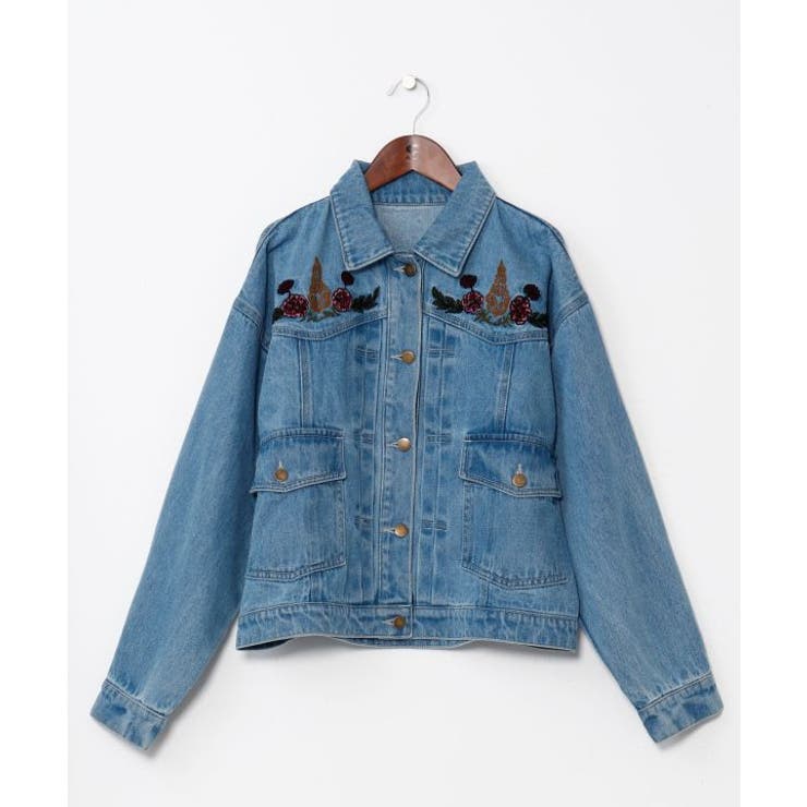 【チャイハネ】レンテナデニムジャケット | アミナコレクション  | 詳細画像1 