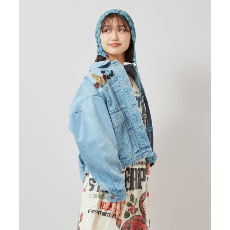 【チャイハネ】レンテナデニムジャケット | アミナコレクション  | 詳細画像3 