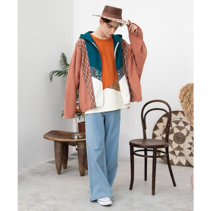 【チャイハネ】レンテナメンズデニムパンツ | アミナコレクション  | 詳細画像1 