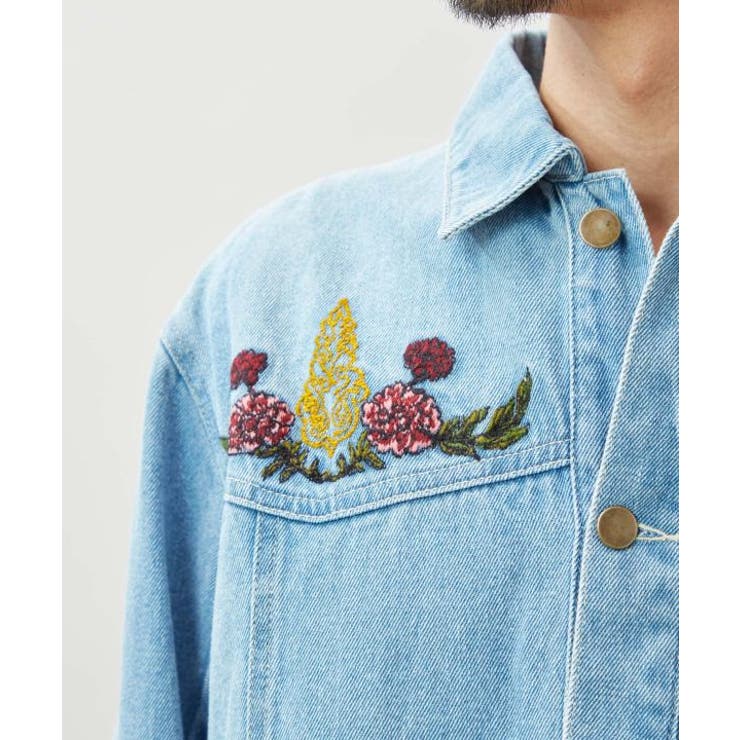 【チャイハネ】レンテナメンズデニムジャケット | アミナコレクション  | 詳細画像10 