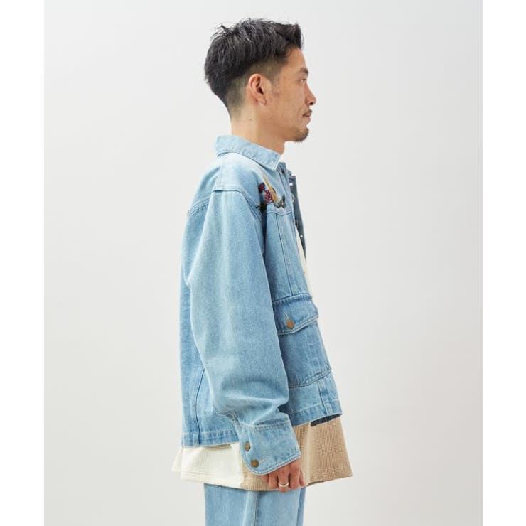 【チャイハネ】レンテナメンズデニムジャケット | アミナコレクション  | 詳細画像6 