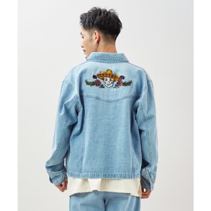 【チャイハネ】レンテナメンズデニムジャケット | アミナコレクション  | 詳細画像7 