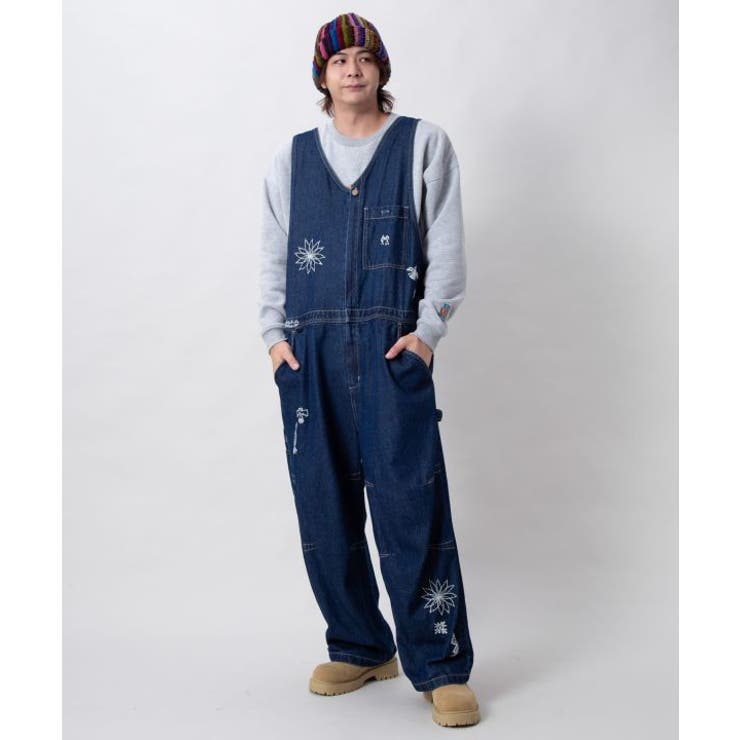 【チャイハネ】デニパロメンズサロペット | アミナコレクション | 詳細画像1 